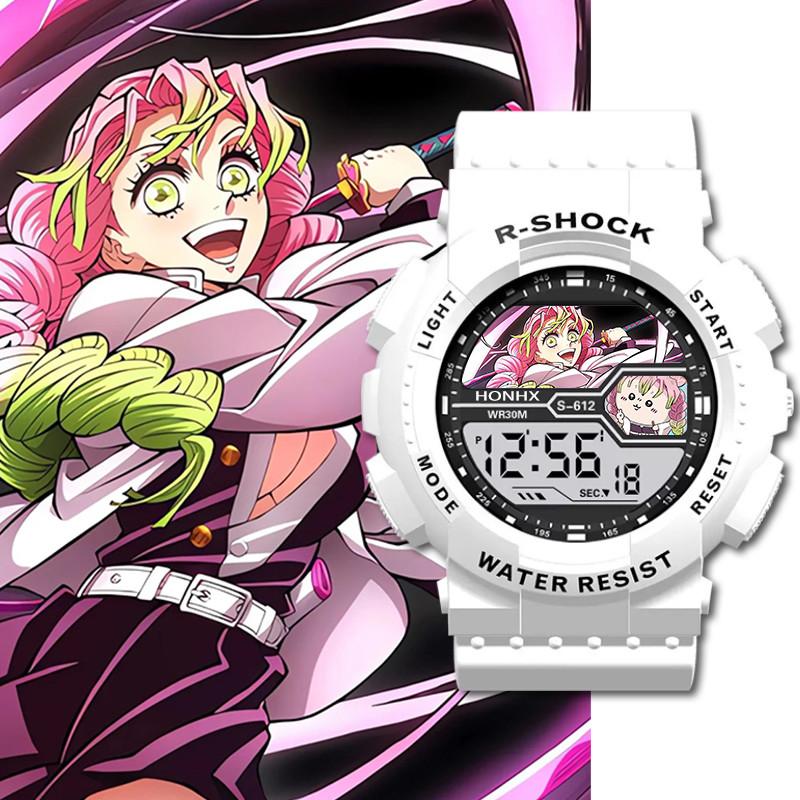 Anime Demon Slayer Armbåndsur Agatsuma Zenitsu Nezuko Tanjirou Kvarts Klokke Gave