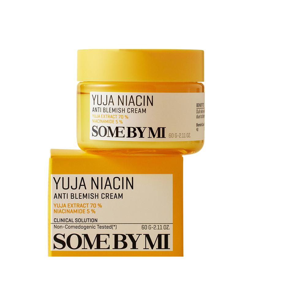Some By Mi Yuja Niacin Anti-Blemish Cream – Brightening & Blemish Care with Yuja Extract, Korean