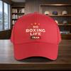 No Boxing Life Team Printed Baseball Cap  Adjustable Snapback Hat for Travel  Streetwear