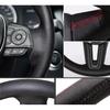 Custom Car Steering Wheel Braid Cover 100% Fit For Mazda 3 Axela 2019 2020 CX-30 2020 MX-30 2020 Auto Interior Accessories