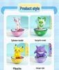 Pokémon Sitting Figurine Series: Roly-poly Decompression Toy for Home or Office Decor
