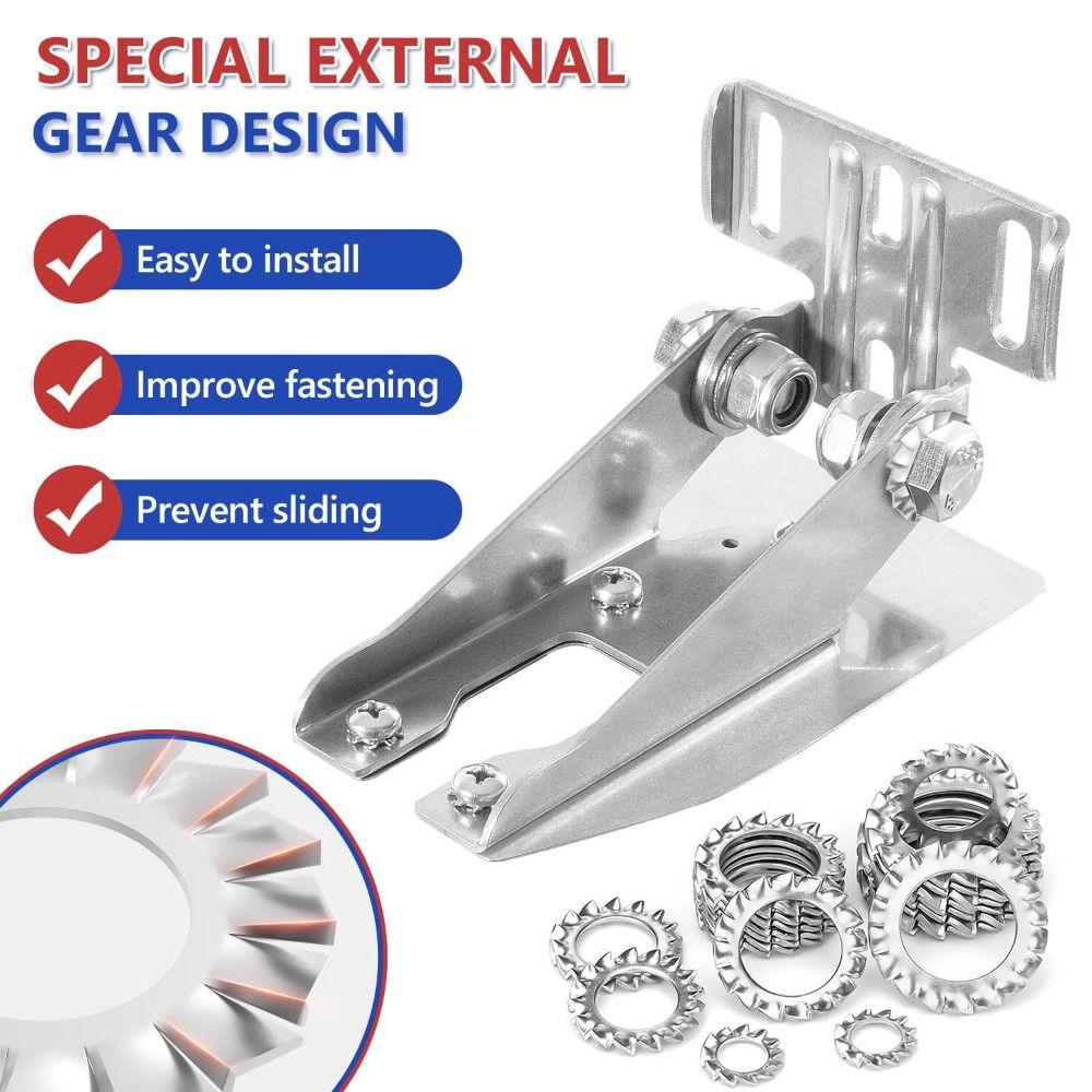 Corrosion Resistant External Teeth Washer External Toothed Washer  Hardware Applications