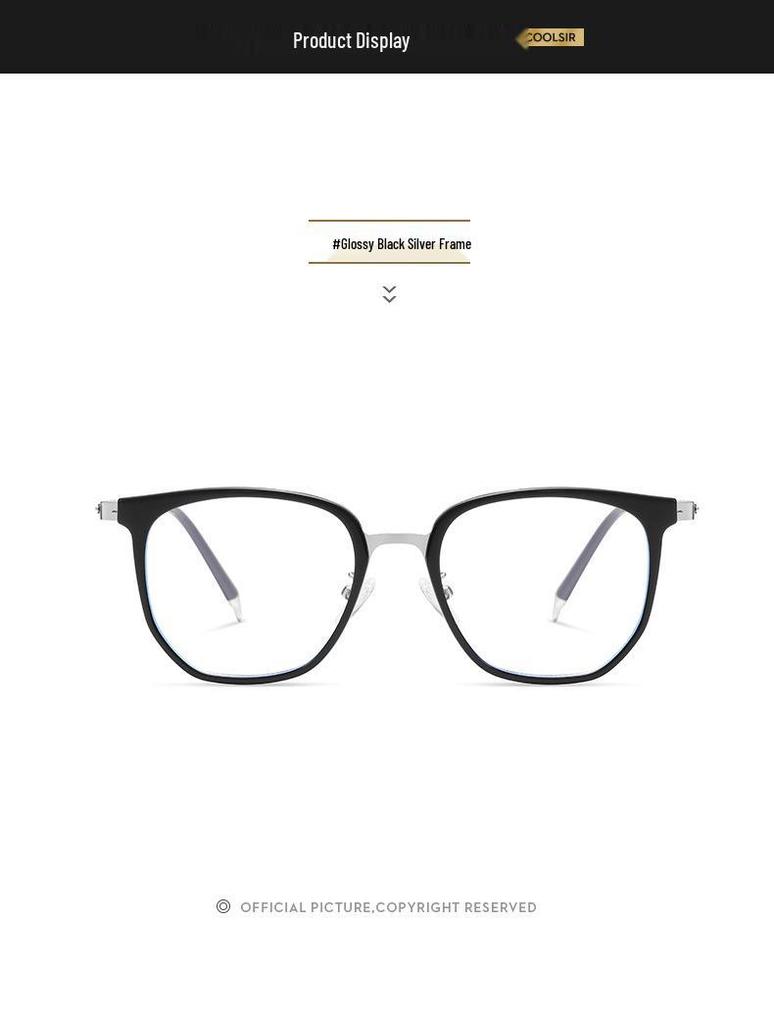 2026 Simple Retro TR Frame Blue Light Blocking Glasses 1813 for Business & Casual Use