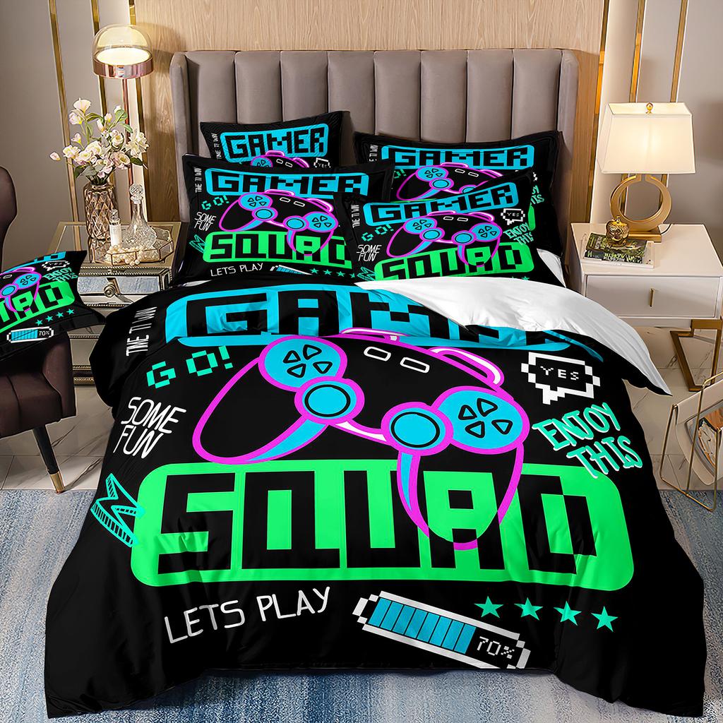 New Three-Piece Gamepad 3D Digital Printing Bedding Kit