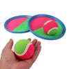 Kids Toss Catch Ball Game with 2 Paddles 1 Ball Indoor Backyard Boys Girls Parent-children Interactive Sticky Ball Throwing