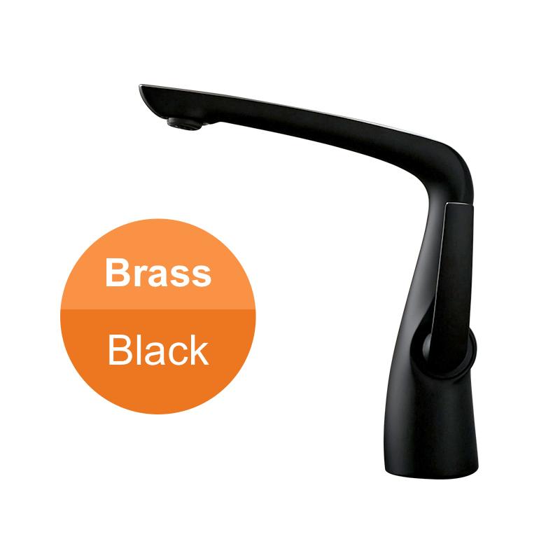 

VGX Luxury Bathroom Faucets Basin Mixer Sink Faucet Gourmet Washbasin Tapware Hot Cold Water Tap Brass Chrome Black Brushed Gold Brass чорний
