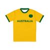 Camiseta de Fútbol Australia Camiseta Cuello Redondo Hombres Mujeres Camiseta Unisex Streetwear Moda Estampado Gráfico Merch Ropa Casual