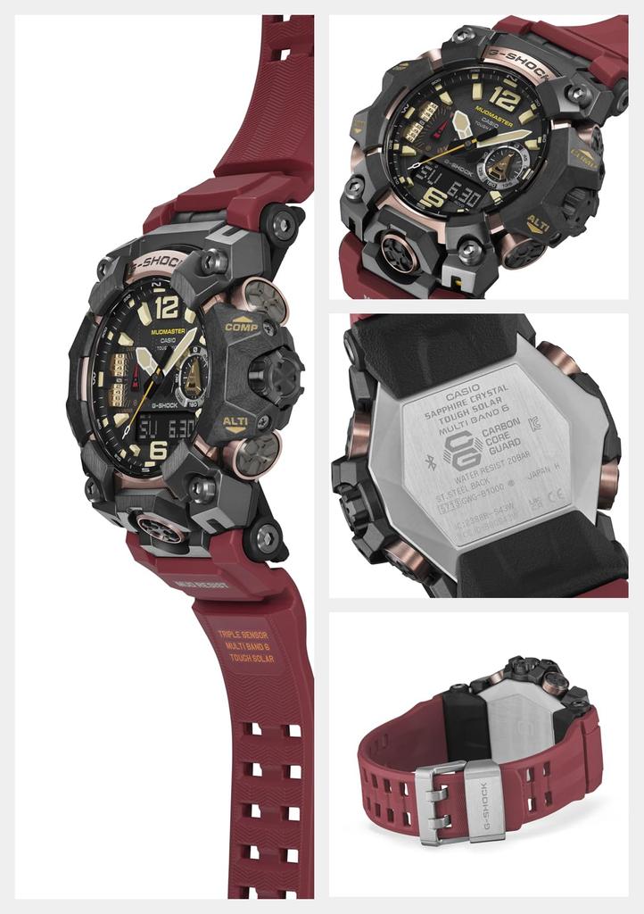 Watch Red [Casio] G-Shock [] GWG-B1000-1A4JF Men's