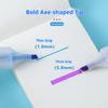 12Pcs Random Color Non-Repeating Large Capacity Highlighter Pens for Highlighting, Slanted Tip Markers for Students, Colorful Thick Tip H
