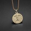 Saint St. Benedict Jesus Cross Pendant Necklace Men and Women Religious Christian Catholic Amulet Stainless Steel Jewelry