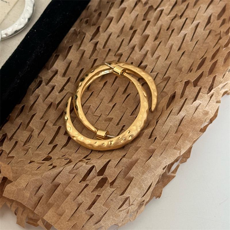 

Серьги высокого класса с узором лунный молот для женщин - игла из серебра 925 пробы, преувеличенный европейский и американский дизайн