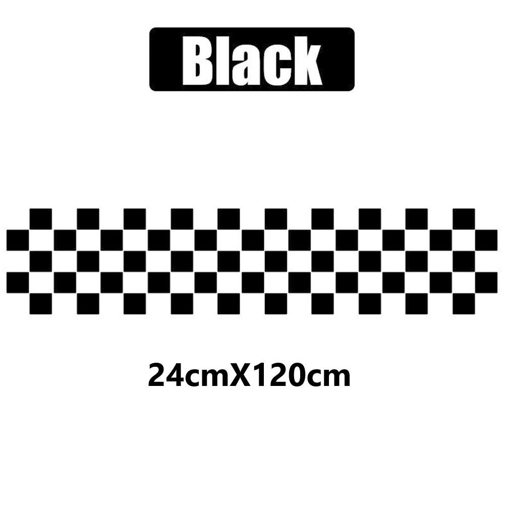 

Outdoor Car Sticker Car Decal 27cm×120cm Black For Car