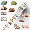 500Pcs/Roll Sleeping Animals Series 02 Kids Rewards Stickers - DIY Scrapbooks Album Decor Sealing Label Decals