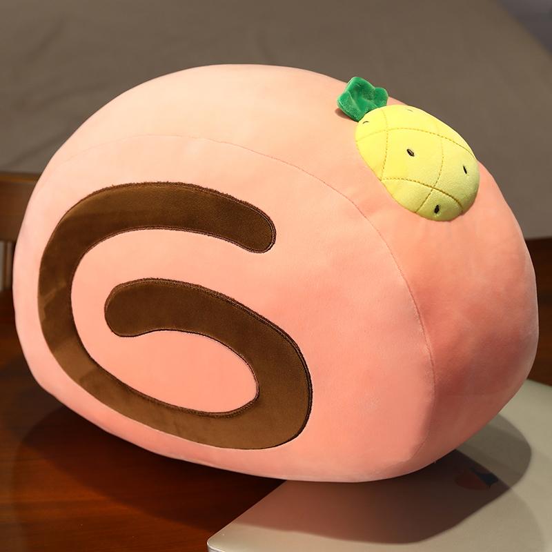 1PC 40cm Nice Simulation Fruit Cake Volume Plush Toy Pillow Office Waist Pad Sleeping Child Comforting Birthday Gift