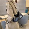 Genuine Leather Underarm Bag Women's Large Capacity Commuter All-in-one Soft Leather Broadband Vintage Casual Shoulder Crossbody Bag