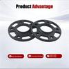 Adapter Dystansowy Koła 12/15/20mm PCD 5x112 CB 66.6mm-66.55mm 5-śrubowy Pasuje do Samochodów Benz 2Sztuki/zestaw Aluminium 6061-T6