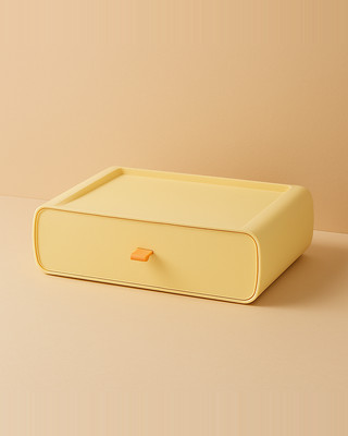 Úložný box na psací potřeby Stolní organizér Velkokapacitní stohovatelná rukojeť odolná proti prachu Design Make-up Šperky