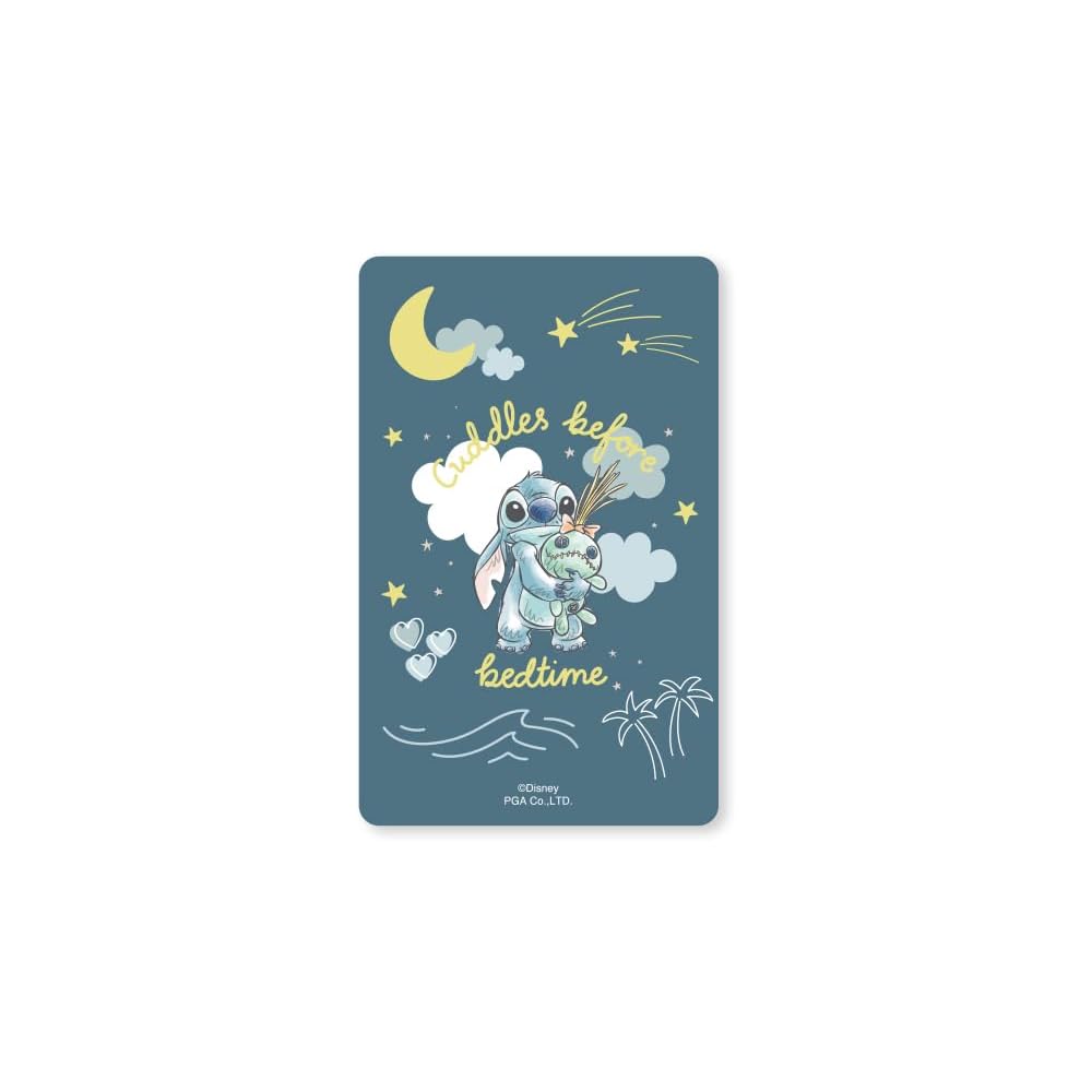 Premium Style Disney Character IC Card Compatible Sticker Stitch