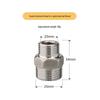 304 Stainless Steel Reducing Pipe Adapter