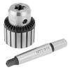 MT2-B16 Arbor Lathe Chuck High Carbon Steel Key Type Drill Chuck  For Lathe