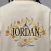 Jordan Oversized Fashion Sports Comfortable Breathable Short Sleeve T-Shirt Women Tops Sail-White IF0380133