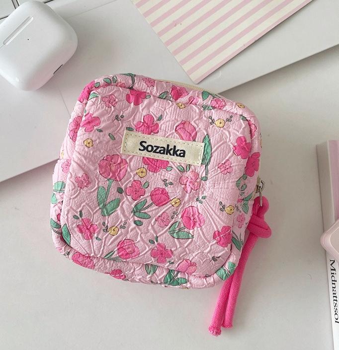 Cute Sanitary Napkins Menstruation Towel Storage Bag Portable Cartoon Cute Mini Student Tampon Monthly Bag Storage Bag Case