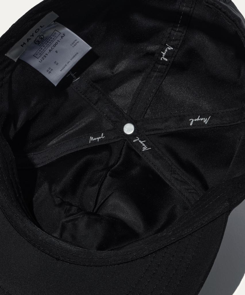 MAYOL My Big Logo Embroidered Ball Cap_Black