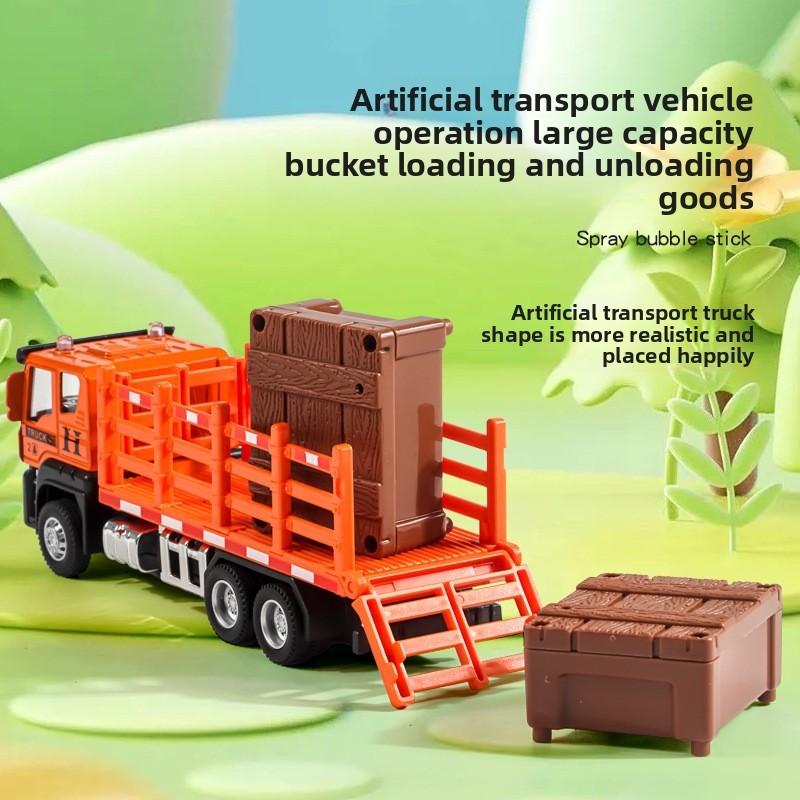 Construction Vehicle Model Toy With Inertia Control For Kids Play And Collection