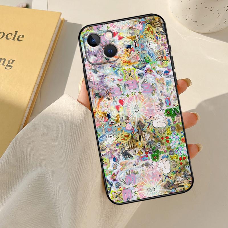 Bladee 333 Phone Case For iPhone 13 12 11 14 15 16 Pro Max Case For iPhone XR X XS Max Plus Coque Capa