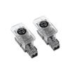 2pcs Led Car Rdesign  Logo Door Laser Welcome Light Ghost Projector Light For Volvo S60 S60 S80 S80l S90l Xc90 V40 V60 V90 Xc60
