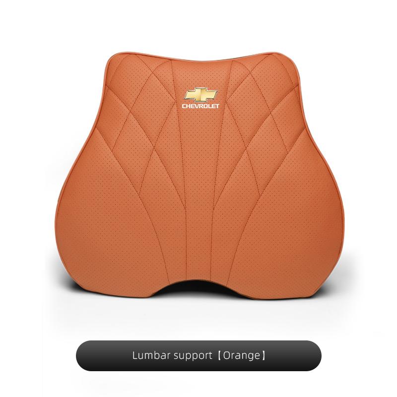 Car Soft Cushion Waist Cushioning Seat Headrest Neck Pillow For Chevrolet Corvette Montana TrailBlazer Silverado Traverse Camaro