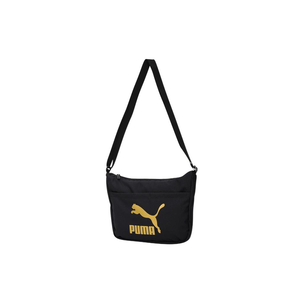 New PUMA Fabric Messenger Bag, Shoulder Bag Unisex Black 078817-01