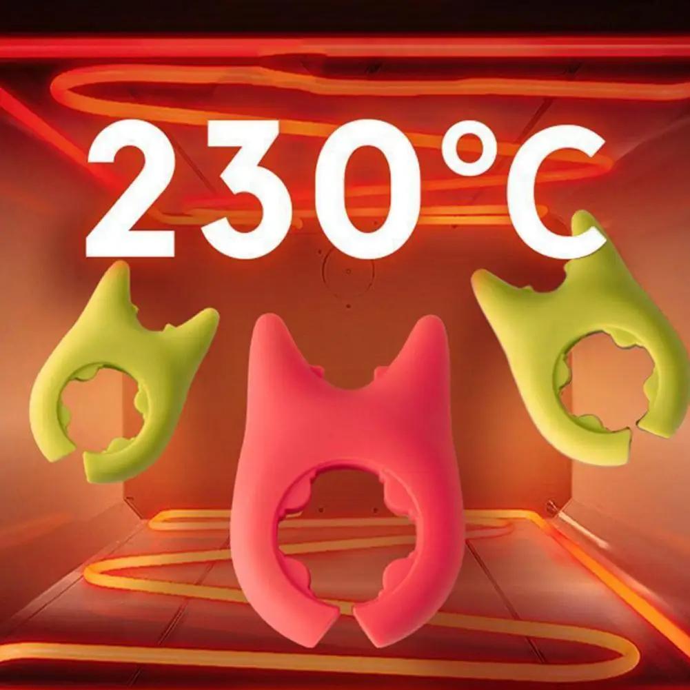 1/2PCS Multifunctional Silicone Spatula Holder, Anti-Spill Tong, Cartoon Shapes Anti-Scald Spoon Holder, Kitchen Gadgets