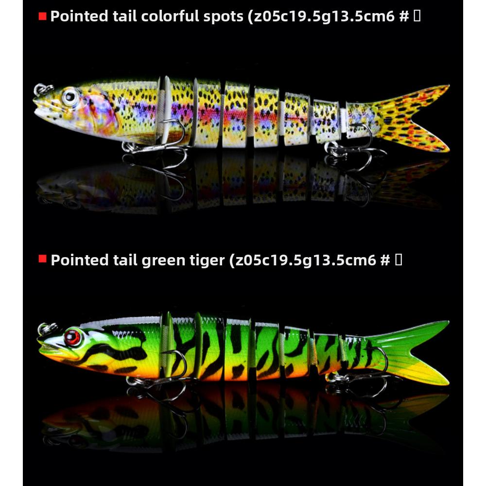 Set of Multi-section Luya Bait 8-section Fish Freshwater Sea Fishing Bait Hard Bait Luya Bait Is Sold Far Away 13.5cm