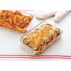 iwaki Oven Toaster Dish Basic Series 240x145x35mm 700ml KBC3850 BC3850 Clear, L Size