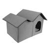 Cat House Large Space Water Resistant Closed Design Comfortable Portable Foldable Cat   for Indoor Pets