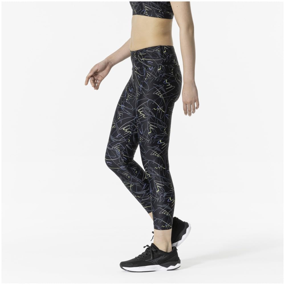 Mizuno Fit Stretch Training Long Size Medium Women's Tights, 32MB2812, Black,