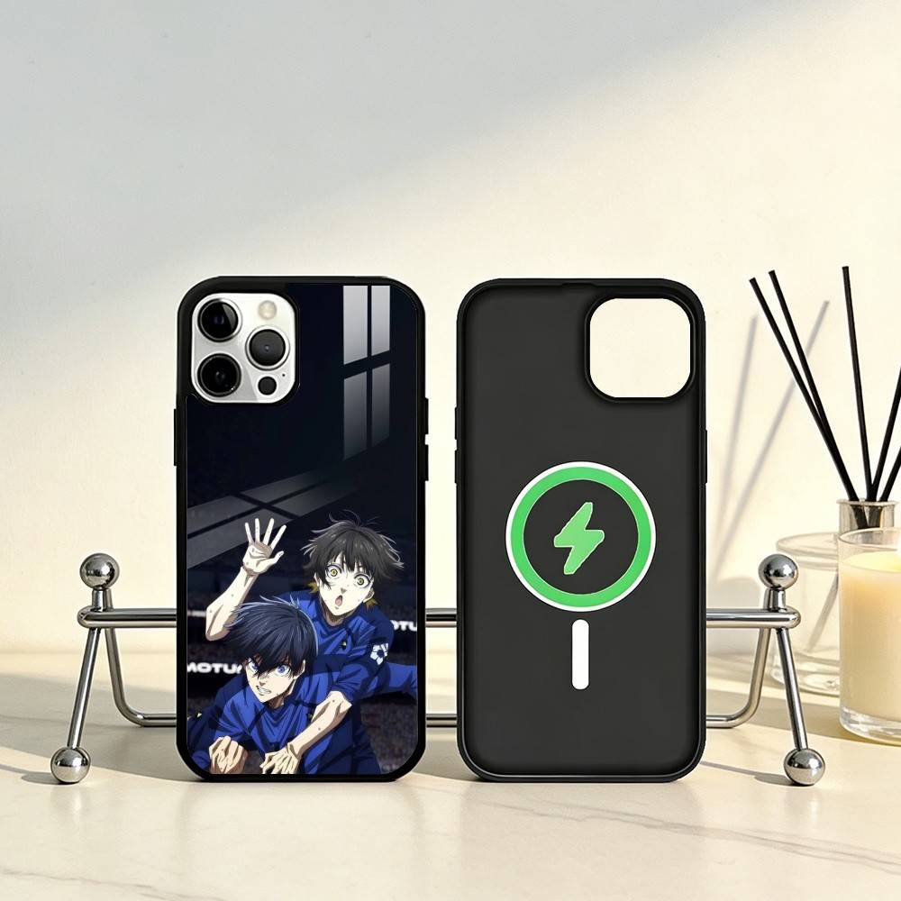 Blue Lock Anime Phone Case For iPhone17,16,15,14,13,12,11 Plus,Pro Max Magnetic For Magsafe Wireless Charging iPhone16