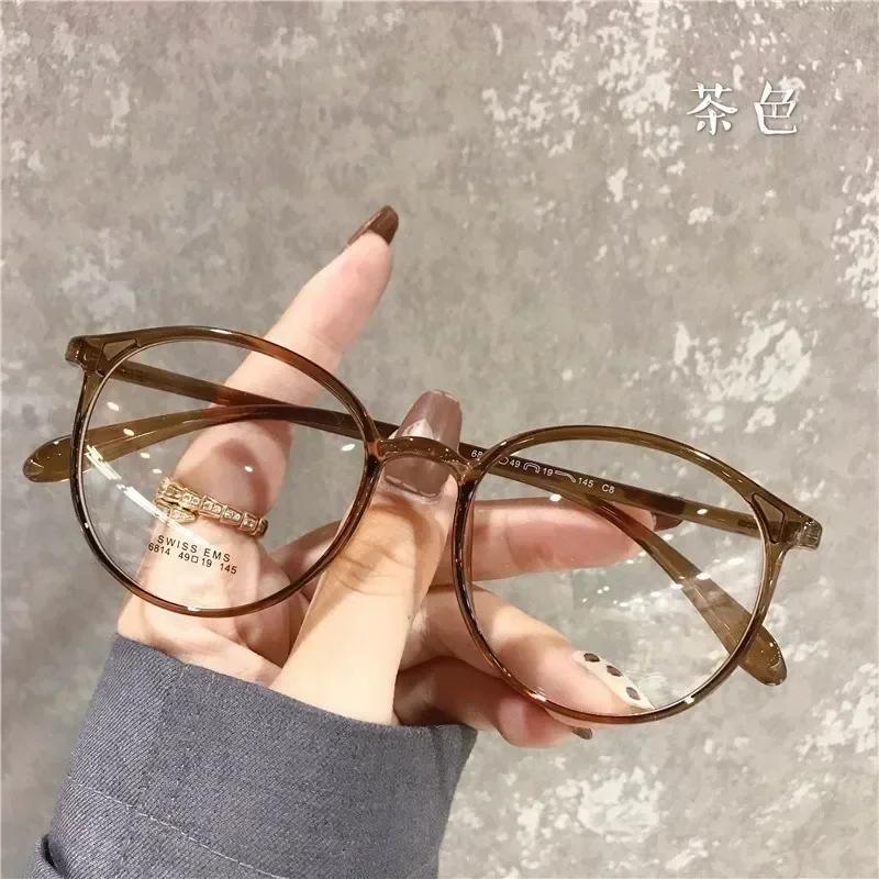 Vintage Round Myopia Glasses Small Frame Women Nearsighted Eyewear with Degree 0 To -6.0