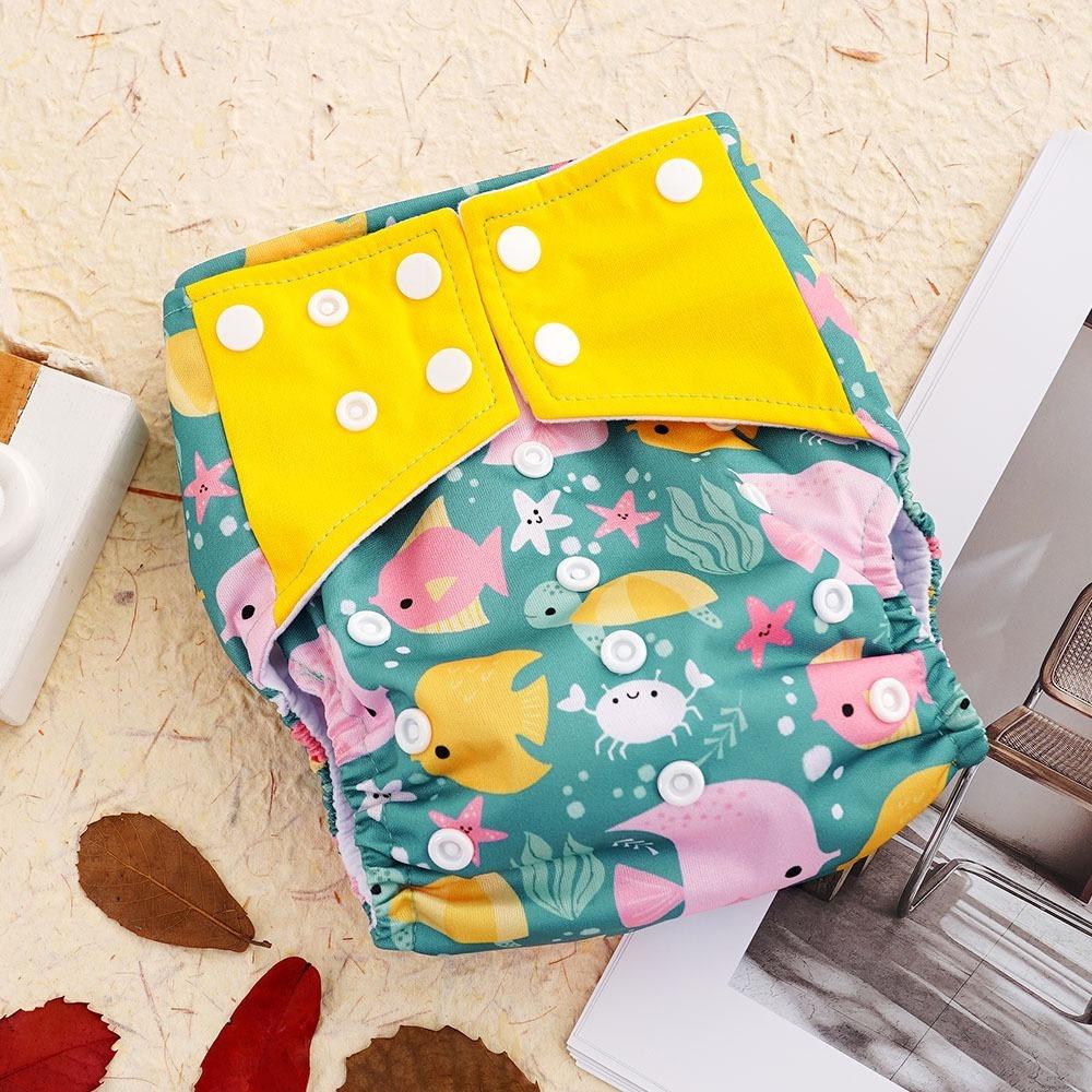 Anti-leakage Charcoal Diapers Washable Baby Diapers Happy Cloth Diapers Girl Boy