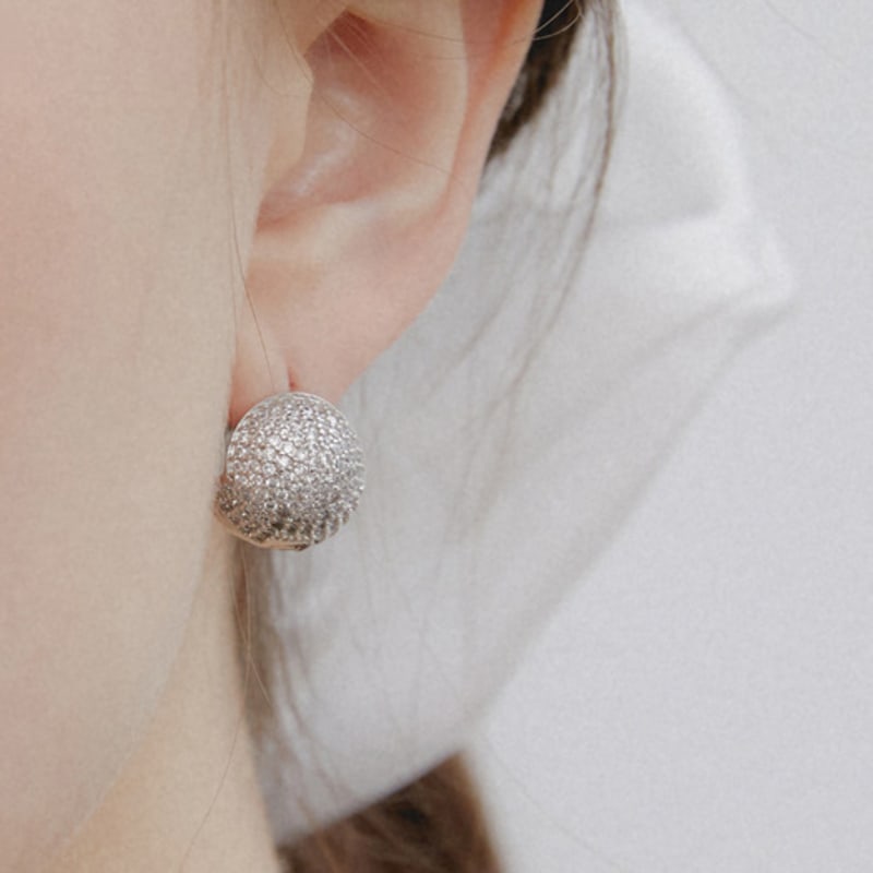 GETMEBLING Sparkle Cubic Ball Earring