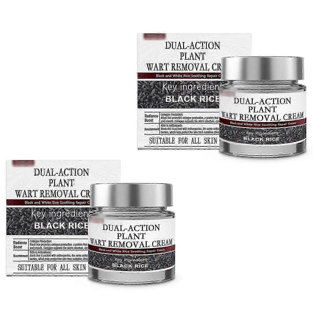 Skin Tags Removal Cream, Black Rice Exfoliating Treatment for Women & Men, Dual - Action Exfoliation & Brightening