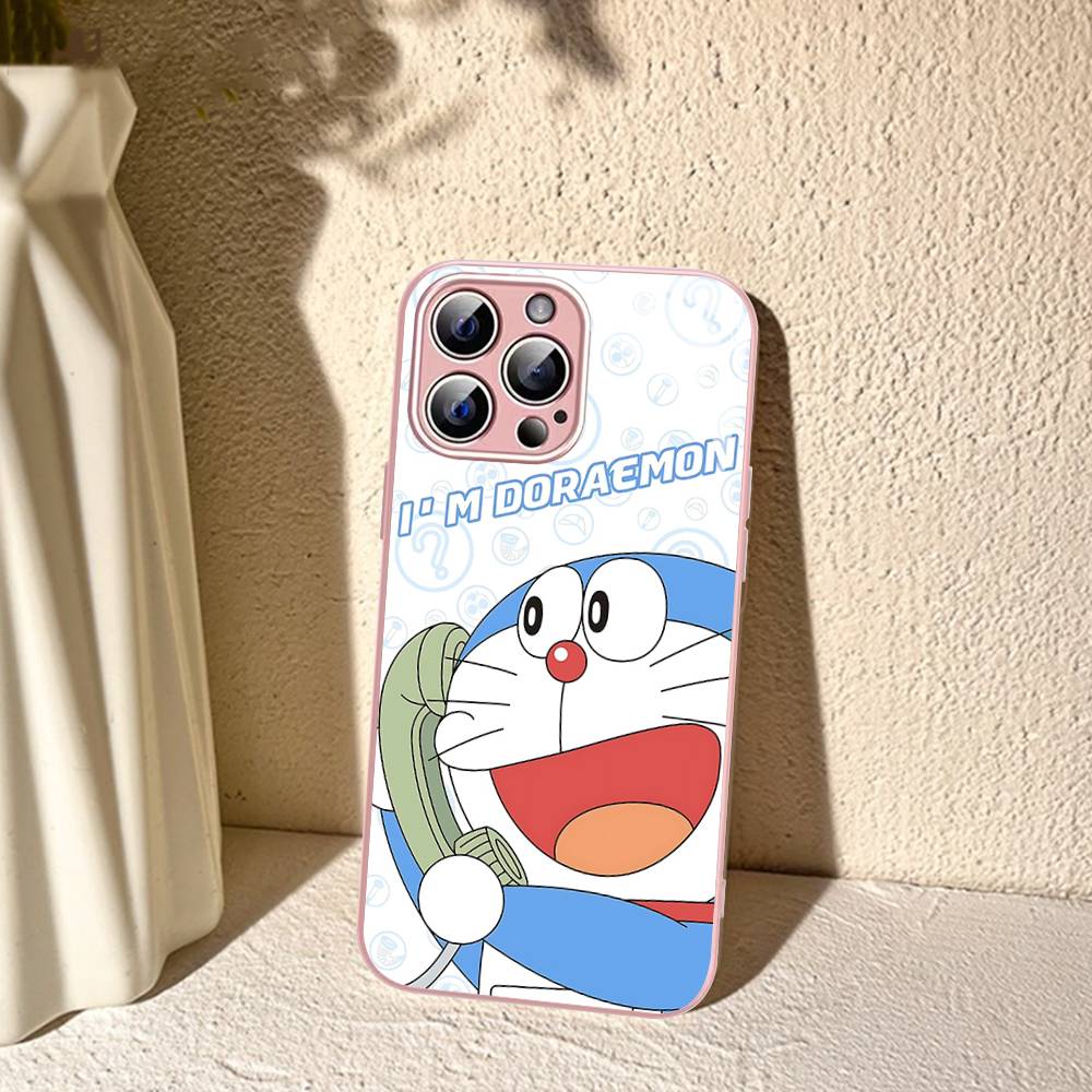 

Cartoon D-Doraemons For IPhone 14 13 12 Mini 11 Pro XS Max X XR 14 Plus Tempered Glass Cover iphone 14