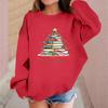 Children's Fashionable Casual Long-sleeved Loose Christmas Print Pullover Sweatshirt