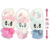 Esther Bunny Holiday Scarf Mascot, Approx. 15cm Plush Toy, Oshikatsu, Nuitousatsu (Cream Bunny)