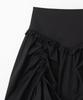 MILLO WOMEN Balloon Shirred Maxi Skirt [Black]