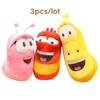 3pcs/lot Korean Anime Fun Insect Slug Creative Larva Plush Toys Cute Stuffed Worm Dolls For Children Birthday Gift Hobbies 3pcs