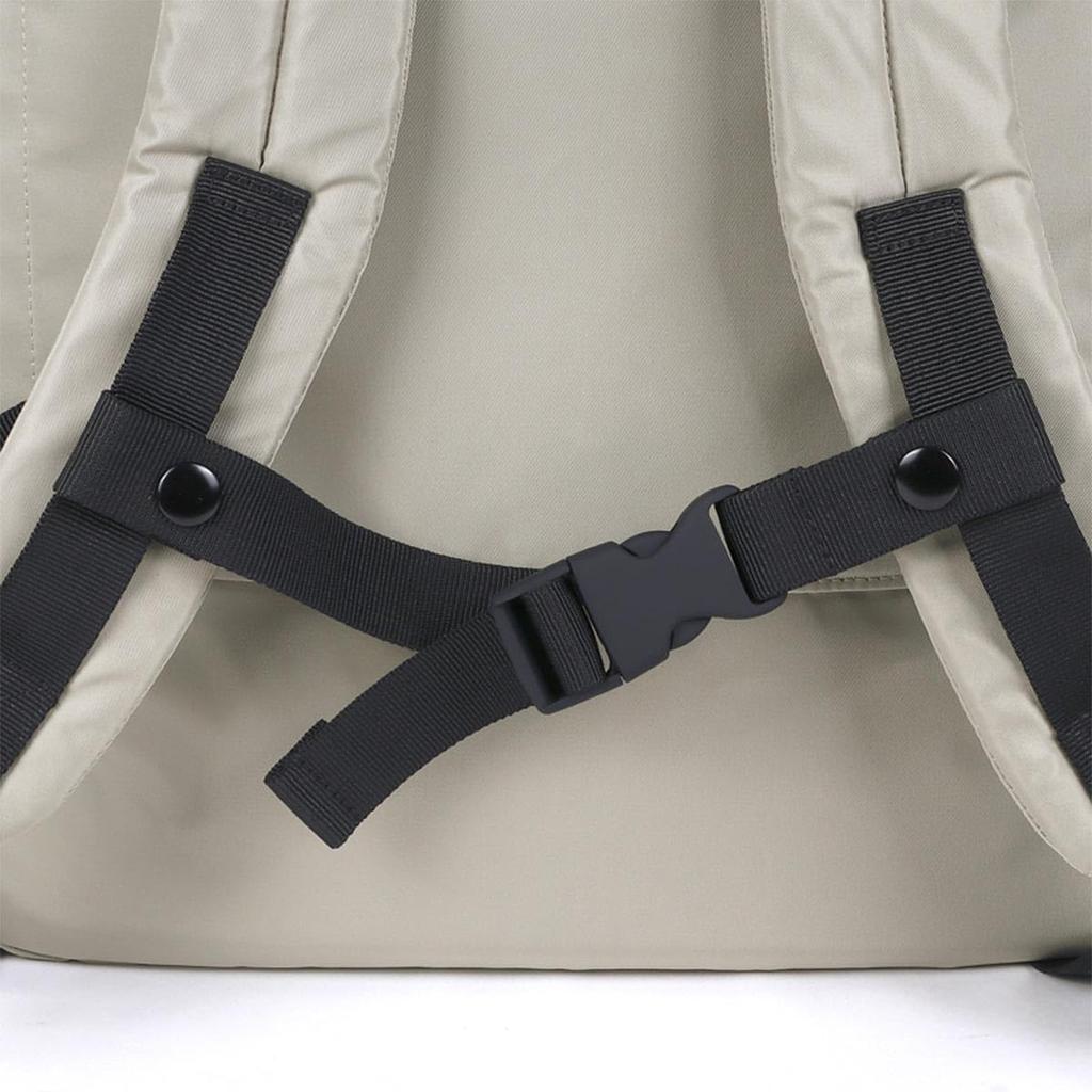 Day Business Business Simple [Universal Overalls] Backpack, Rucksack, Bag, Backpack, Bag, Expandable, Trip, Work, Logo, Logo, (OS,BEG)