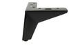 Set of 4 furniture legs Star, matt black, height 10 cm