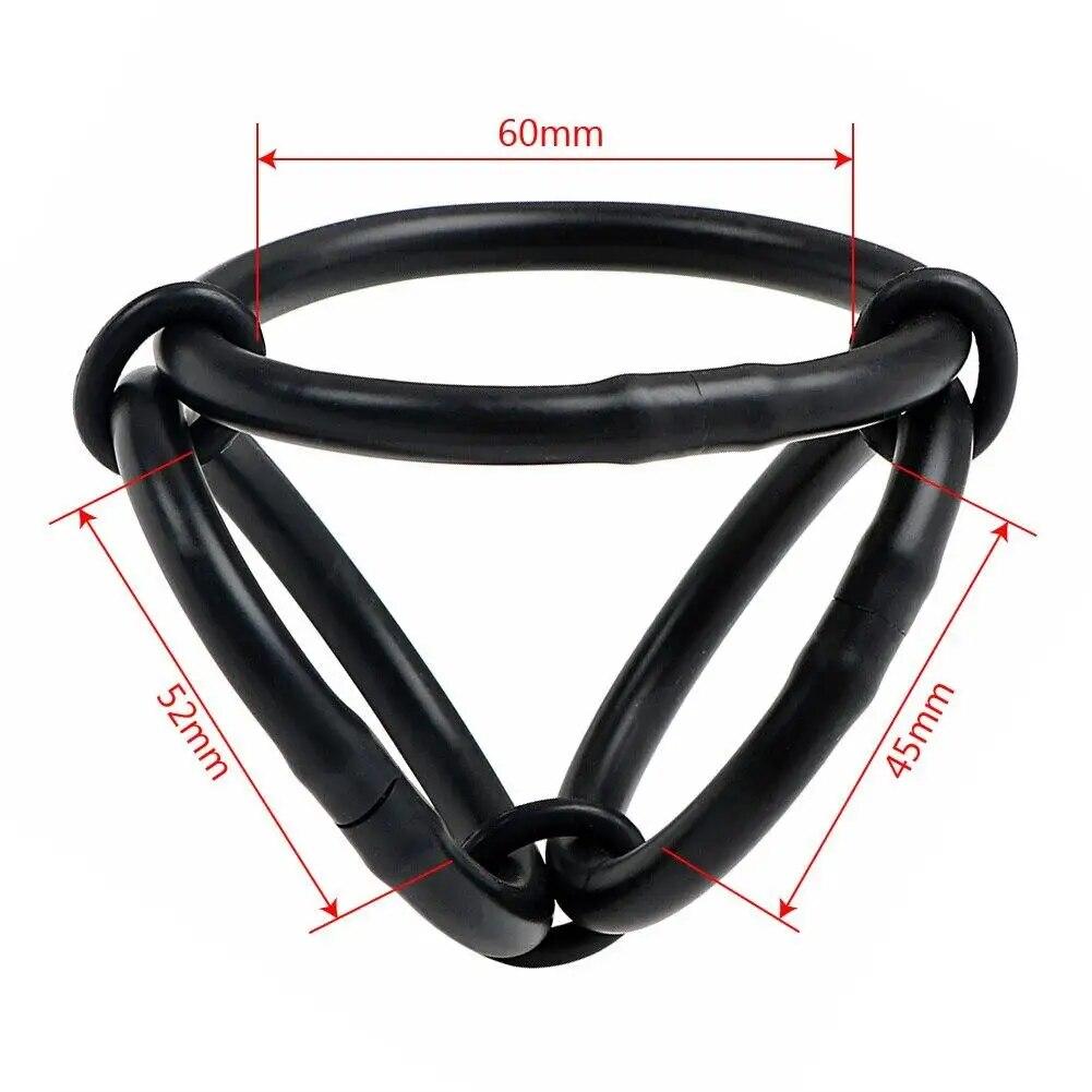 Premium Silicone Strap Loop Rings Adjustable Cock Testicle Sex Toys for Men Couples